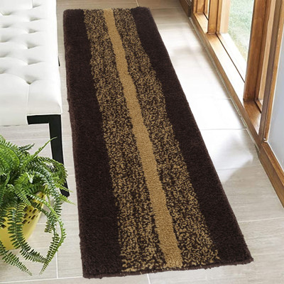 Geeta Enterprise Polyester Door Mat(Chocolate, Extra Large)