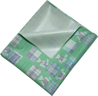 ECOSOFT Rubber Baby Bed Protecting Mat(GREEN PANDA, Extra Large)