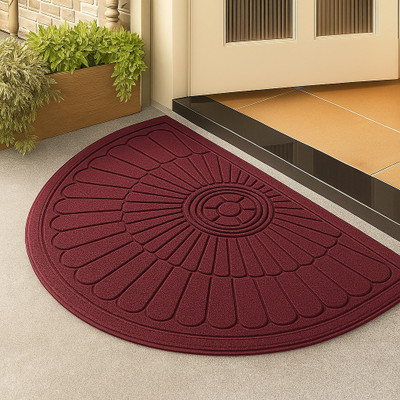 Ticolo Microfiber Door Mat(Maroon, Large)