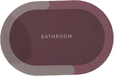 Kireka Rubber Bathroom Mat(Multicolor, Free)