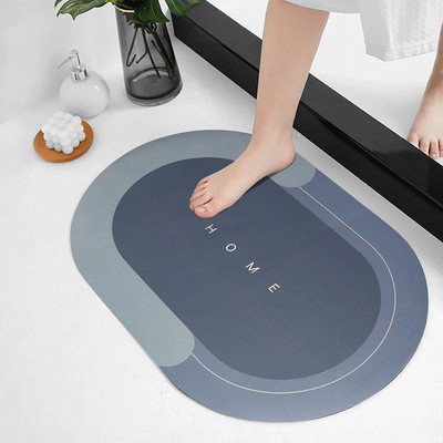 Rowsley Rubber Bathroom Mat(Multicolor, Free)