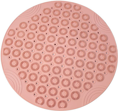 mapperz Silicone Bathroom Mat(Random, Large)