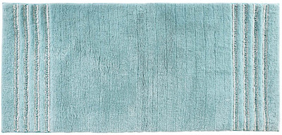 Obsessions Polyester Bathroom Mat(Aqua, Free)