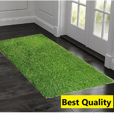 GREENGRASS Artificial Grass, PP (Polypropylene), PVC (Polyvinyl Chloride) Door Mat(Green, Extra Large)