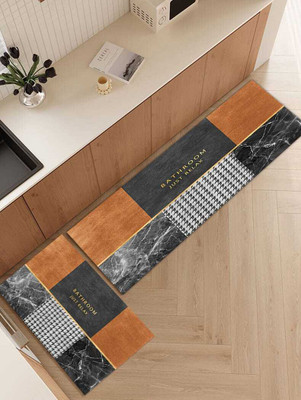 BK 10 IMPORT & EXPORT Rubber Floor Mat(Multicolor, Large)