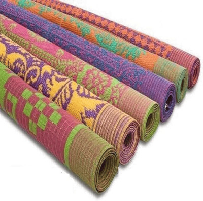 MAHARAJA Plastic Chatai Mat(Multicolor, Small)