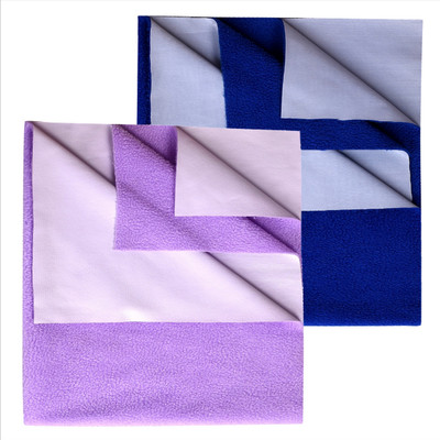 smilykid Polyester Baby Bed Protecting Mat(VOILAT-BLUE, Medium, Pack of 2)