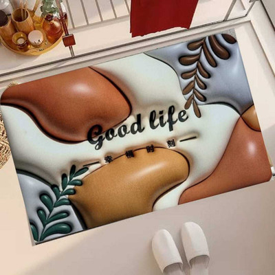 Lkmat Polyester Door Mat(Multicolor, Medium)