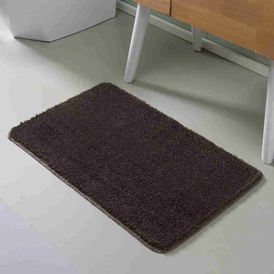 VSTUCART Microfiber Door Mat(Brown, Medium)