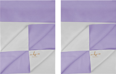 HS DESIGNING DREAMS Cotton Baby Bed Protecting Mat(Vilot, Small, Pack of 2)