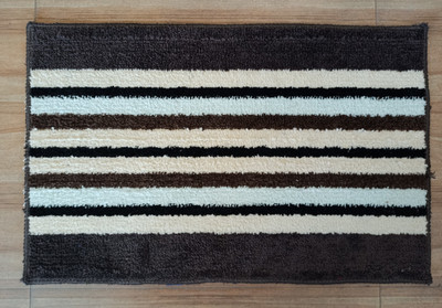 Mart Eighty8 Polyester Floor Mat(Brown, Medium)