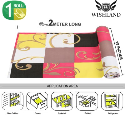 Wishland PVC (Polyvinyl Chloride) Bar Mat(Multicolor, Yellow, Free)