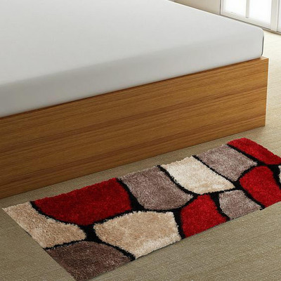 TURIYA Polyester Floor Mat(Multicolor, Medium)