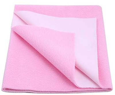 kitchDeco Cotton Baby Bed Protecting Mat(Pink, Large)