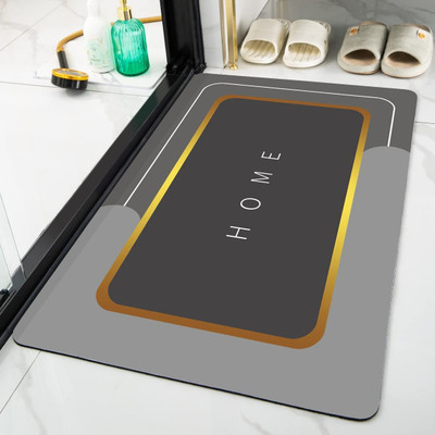 NEWSPARSH Rubber Bathroom Mat(Multicolor, Medium)