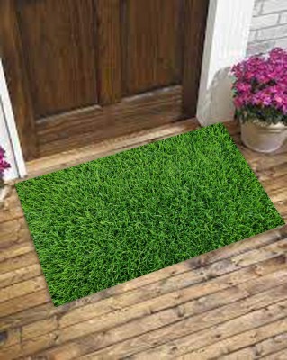 REVEXO Artificial Grass Door Mat(Green, Large)