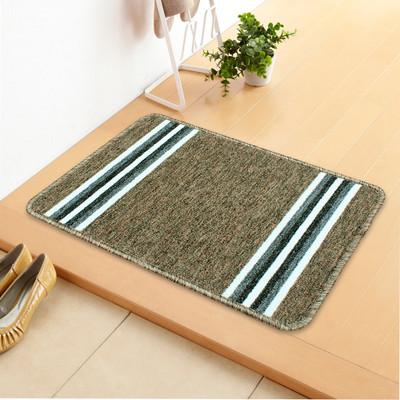 Bedspun Nylon Floor Mat(Brown, Medium)