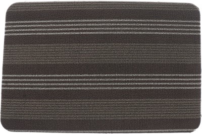 Tvisha PVC (Polyvinyl Chloride) Door Mat(Brown, White, Medium)