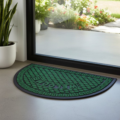 gravity Microfiber Door & Floor Mat(Green, Medium)