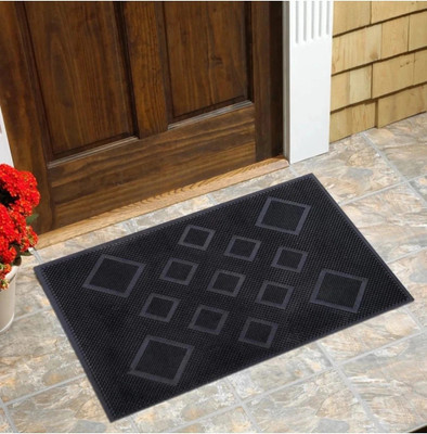 NEXTSTEP Rubber Door Mat(Black, Medium)