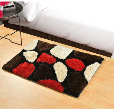 shopgallery Polyester Door Mat(Red, Medium)