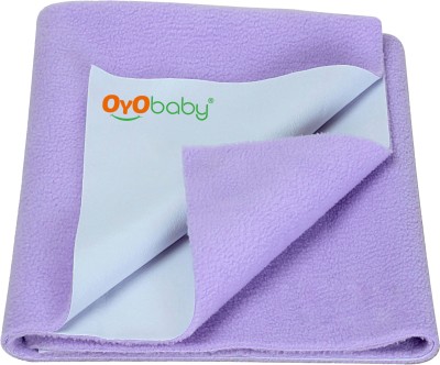 Oyo Baby Fleece Baby Bed Protecting Mat(Violet, Medium)