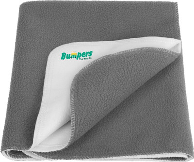 Bumpers The Baby Co. Polycotton Baby Bed Protecting Mat(Brown, Medium)