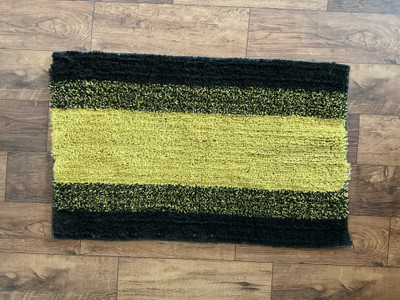 MAA HOME CONCEPT Cotton Door Mat(Black, Large)