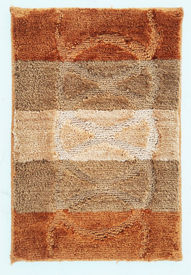 RJVT Microfiber Floor Mat(Gold, Beige, Medium)