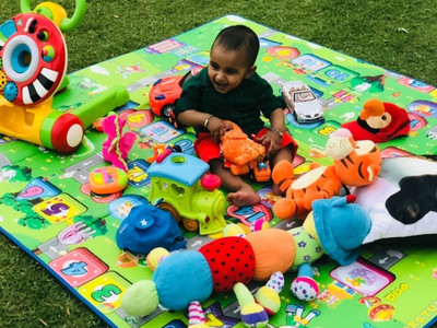 VAYT Plastic Baby Play Mat(Multicolor, Large)
