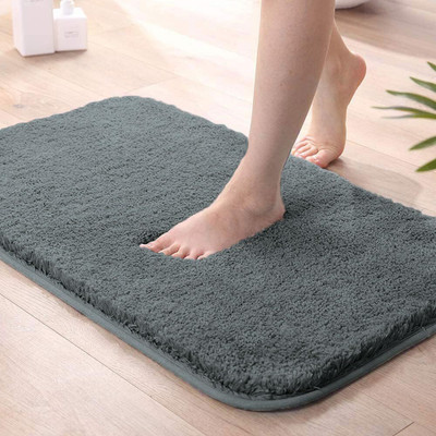 NBSdecor Microfiber Door Mat(Grey, Small)