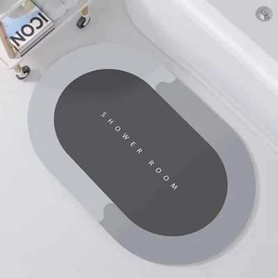 ssuy Rubber Bathroom Mat(Multicolor, Free)