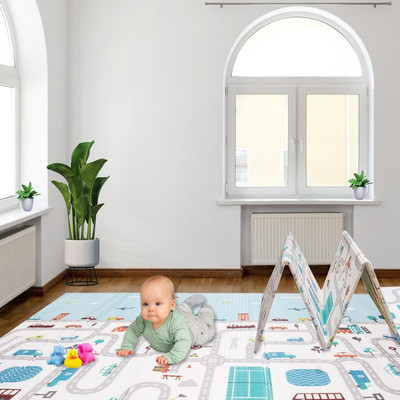 KedarKantha PP (Polypropylene) Baby Play Mat(Multicolor, Free)
