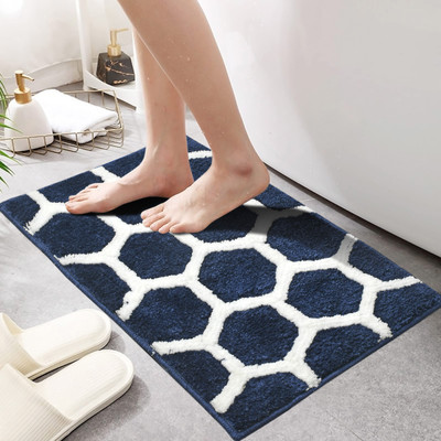 MAA HOME CONCEPT Microfiber Door Mat(TEAL, Medium)