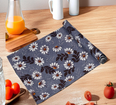 Trendy Rabbit PVC (Polyvinyl Chloride) Drawer Mat(Lavender, Large)