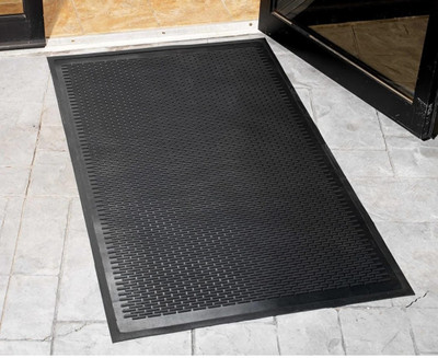 wyldy Rubber Floor Mat(Black, Extra Large)