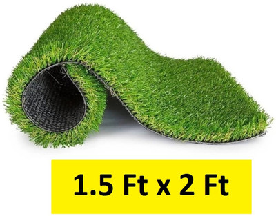 Worthful Creations Artificial Grass, PP (Polypropylene) Floor Mat(Green, Small)