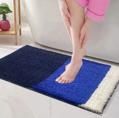 SR CREATIONS Microfiber Floor Mat(Multicolor, Medium)
