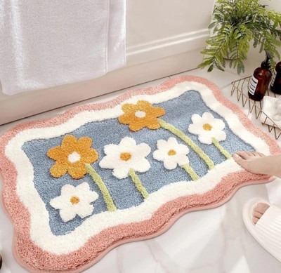 MINGET Microfiber Floor Mat(Multicolor, Medium)