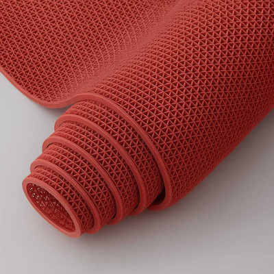 LIYALI Rubber Door Mat(Red, Extra Large)