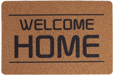 heet PVC (Polyvinyl Chloride) Door Mat(Brown, Large)