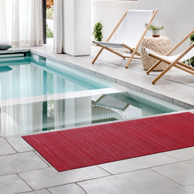 KUBER INDUSTRIES Rubber Bathroom Mat(Red, Free)