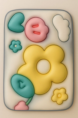 aavnam Rubber Bathroom Mat(Multicolor, Free)