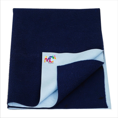 MayankCreations PVC (Polyvinyl Chloride) Baby Bed Protecting Mat(NEAVY BLUE, Small)