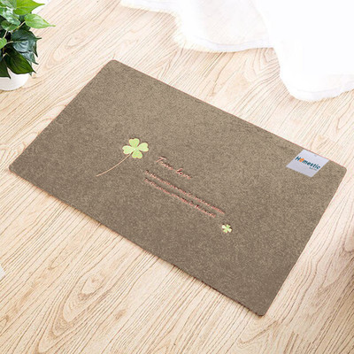 HOMESTIC by Kuber Industries Microfiber Door Mat(Grey, Free)