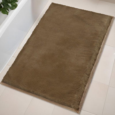 Weave Arts Polyester Floor Mat(Beige, Medium)