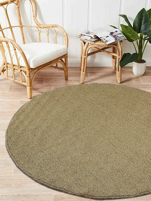Saral Home Polyester Floor Mat(Gold, Medium)
