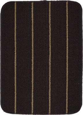 Saral Home Polyester Bathroom Mat(Brown, Medium)