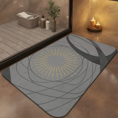 KAKUSHIN Rubber Door & Floor Mat(flower, Medium)