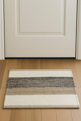 Inventor Wool, Cotton Door & Floor Mat(Multicolor, Medium)